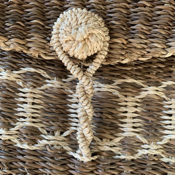 Woven Backpack Bag Boho Beach Bohemian Bucket Shoulder Bag - Picture 4 of 5